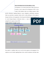 HUMAN RESOURCE INFORMATION SYSTEM-Case