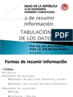 3. Tabulación de los datos