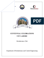 Centennial Celebrations Uet Lahore: Mechatronics Club