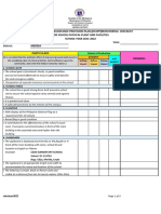 District Technical Assistance Provision Plan (Dtapp) Monitoring Checklist For School Physical Plant and Facilities SCHOOL YEAR 2021-2022