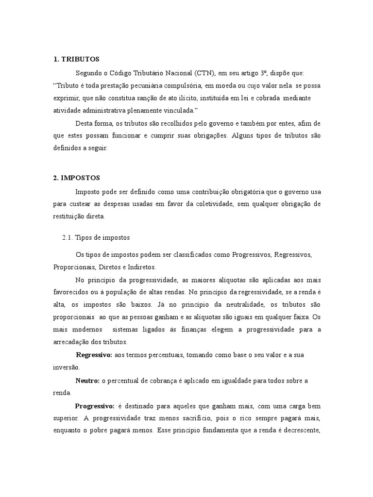 Glossario de Termos Tributarios Ou Fiscais, PDF, Impostos