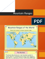 Mountain Ranges Powerpoint