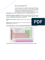 Composición Química de Los Seres Vivos