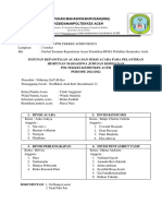 Surat Susunan Acara Pelantikan Hima