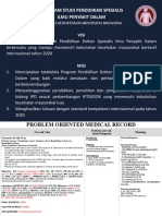 Program Studi Pendidikan Spesialis Ilmu Penyakit Dalam: Fakultas Kedokteran Universitas Brawijaya