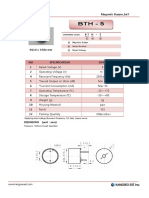 Data Sheet: Magnetic Buzzer - Int'l