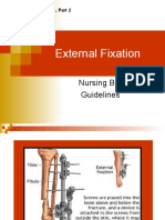 Orthopedic Nursing Best Practices for External Fixation Device Care