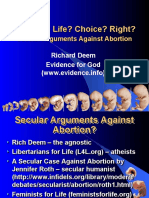 Abortion: Life? Choice? Right?