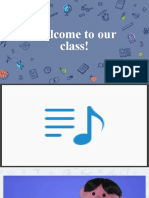 Welcome To Our Class!