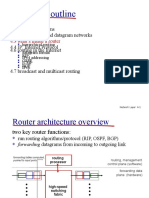 Router Architecture and IP Network Layer Overview