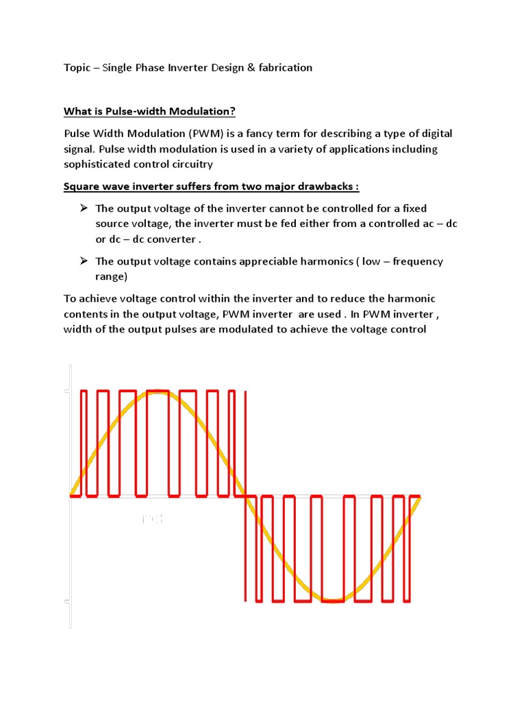 What Is Pulse-Width Modulation? Circuit Diagram