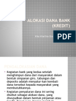 Alokasi Dana Bank (Kredit) : Rika Kharlina Ekawati, S.E., M.T.I