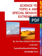 Animal Special Behaviors in Extreme Weather Science