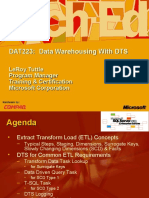 DAT223: Data Warehousing With DTS