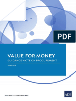 Procurement Value Money