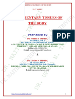Elementary Tissues of The Body