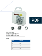 Tabela Insertos - Roscas PostiçasInsertos Roscados para Metais HELICOIL