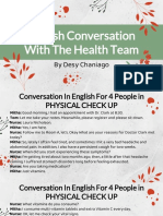 English Conversation With The Health Team: by Desy Chaniago