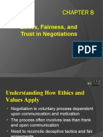 Ethics, Fairness, and Trust in Negotiations