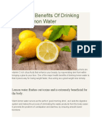 16 Health Benefits of Drinking Warm Lemon Water