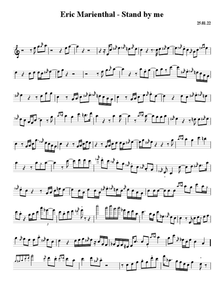Eric Marienthal Stand by Me PDF