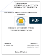 Project Report On Sewage Treatment