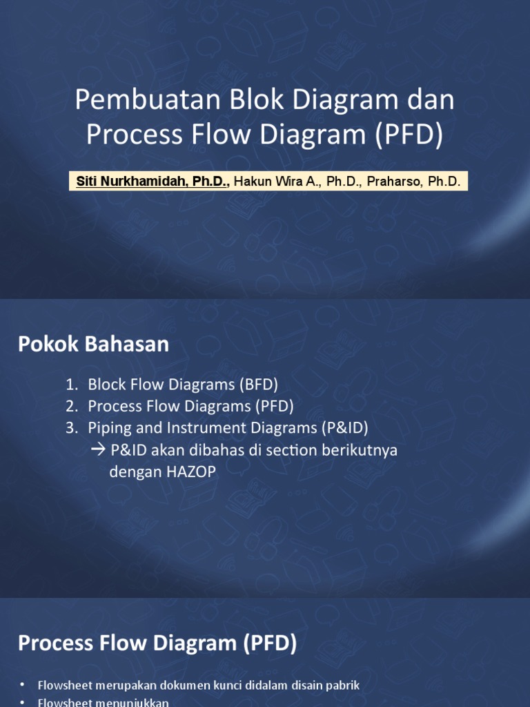 Perbandingan BFD dan PFD dalam Proses | PDF