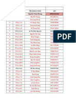 1 CT1A.10.3 Nguyễn Tuấn Phong 0986529268: STT CĂN Tên Khăch Hăng SĐT