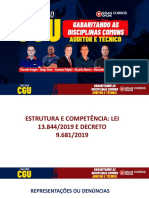 Estrutura e competências da CGU