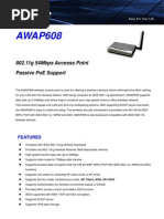 Router AWAP608 Datasheet