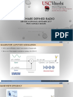 Software Defined Radio: Usr SDR Workshop, September 2017 Prof. Marcelo Segura