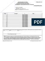 Informe de Ingresos y Gastos Estatuto de La Oposición