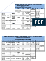 Horario para Iv Periodo Acad 2021-I