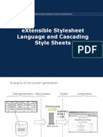 Extensible Stylesheet Language and Cascading Style Sheets