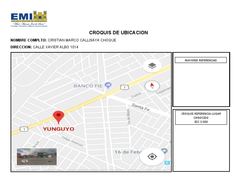 Croquis de Domicilio | PDF