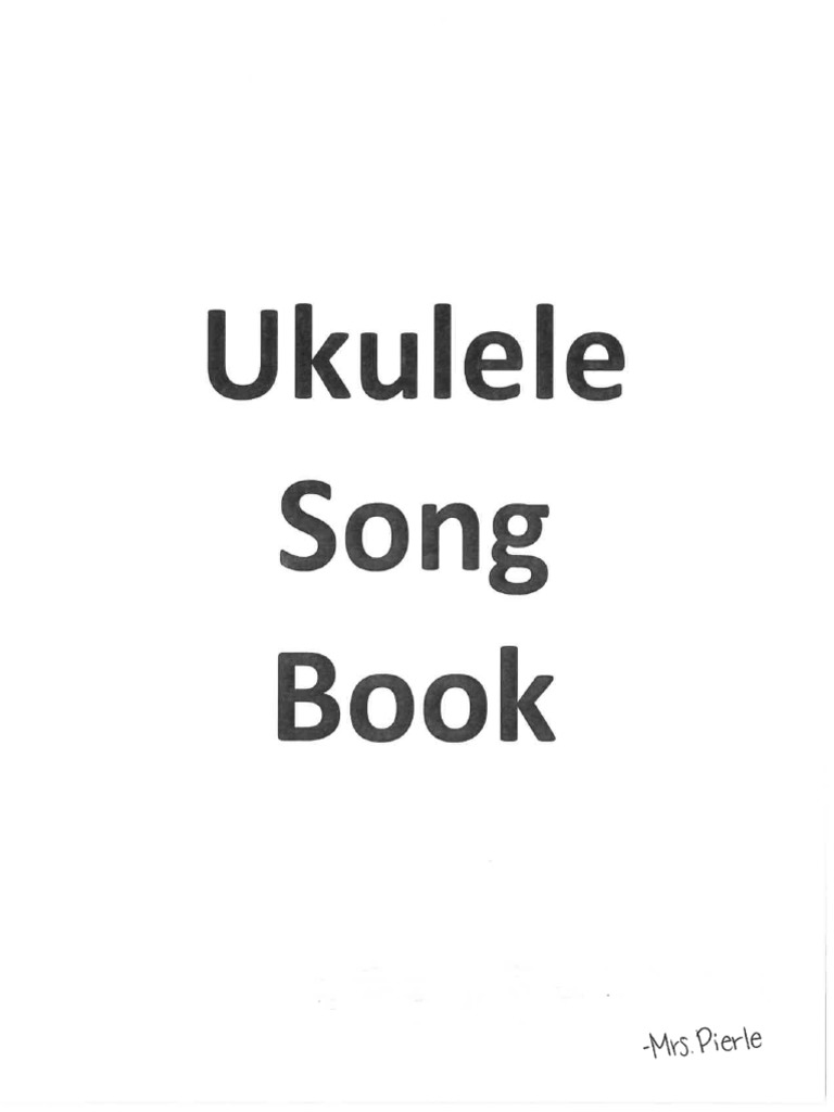 Ukulele Songbook PDF