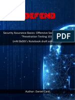 Security Assurance Basics: Offensive Security Assurance "Penetration Testing 101" (Mrr3B00T'S Notebook Draft Edition 0.3)
