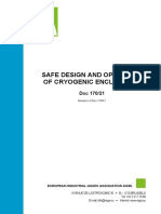 Safe design and operation of cryogenic enclosures