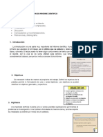 PARTES DE LA REDACCION DE INFORME CIENTIFICO