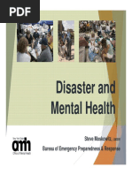 Lesson-1 Disaster and Mental Health