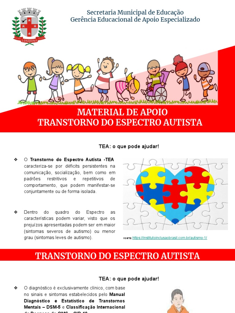 Estratégias de ensino para alunos com Transtorno do Espectro Autista ...