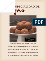 Trufas Veganas y Sin Gluten