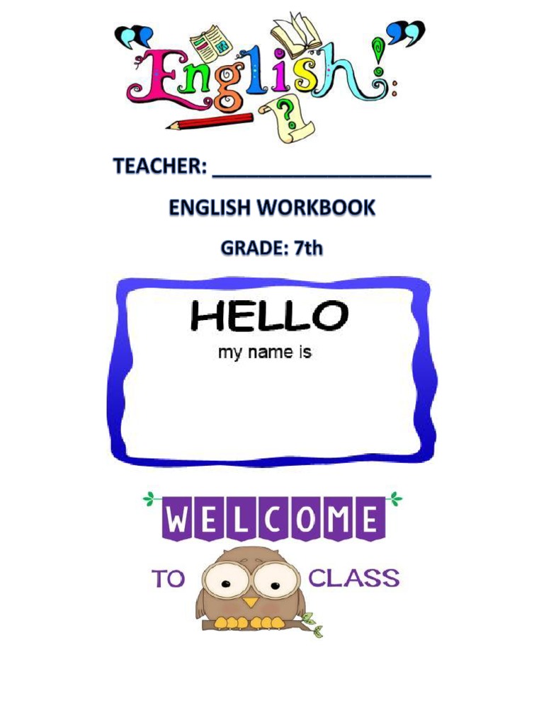 Workbook Seventh | PDF | Travel | Language Arts & Discipline