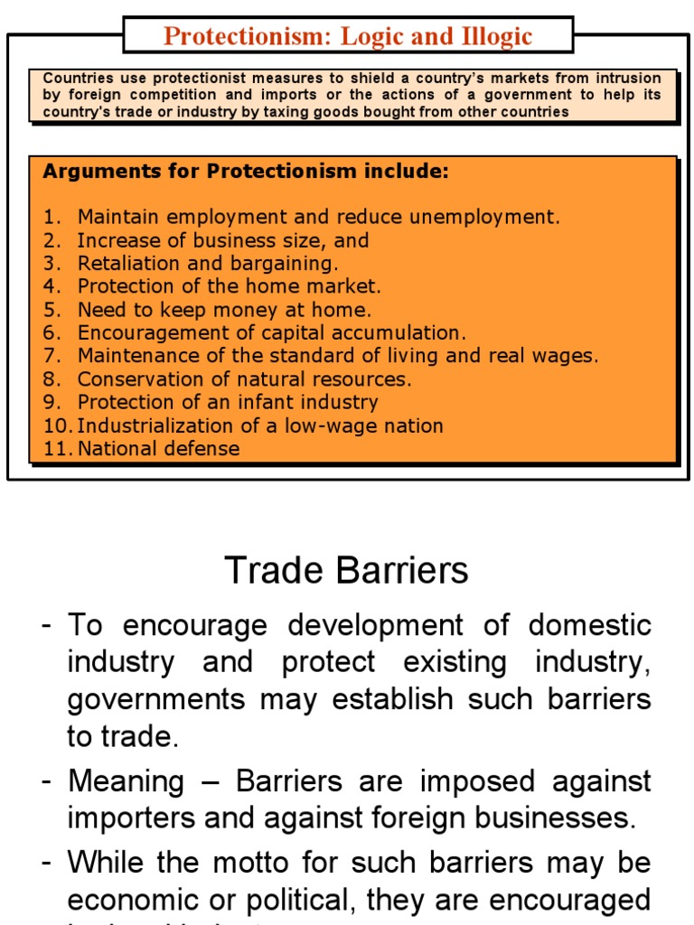 Understanding Protectionism and Trade Barriers | PDF | Business | Non ...