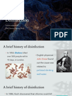 Brief History and Methods of Disinfection