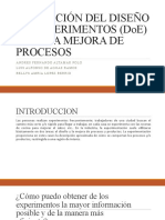 DoE para mejorar procesos de soldadura láser