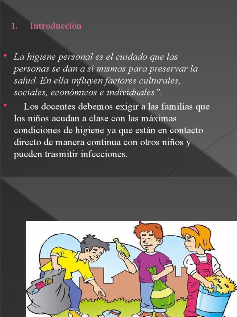 Importancia de la Higiene Escolar | PDF | Higiene oral | Higiene