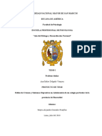 Estilos de crianza y depresión en adolescentes