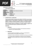 Caracterización de Areas Naturales UICN | PDF | Tabla (base de ...