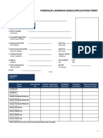 Formulir Lamaran Kerja (FLK)